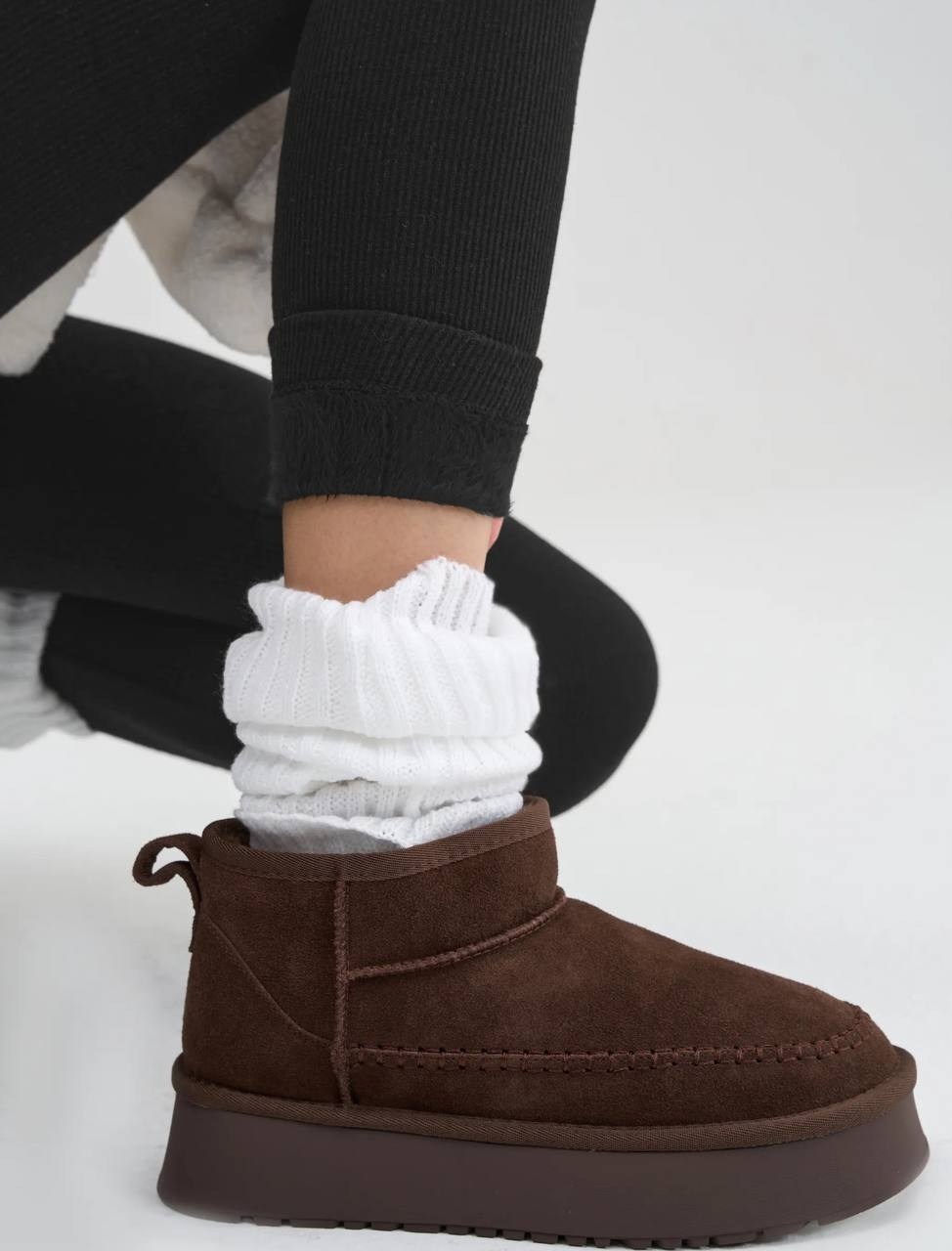 обувь,угги зима,seqwl mini flatform boots in chocolate,угги женские,угги
