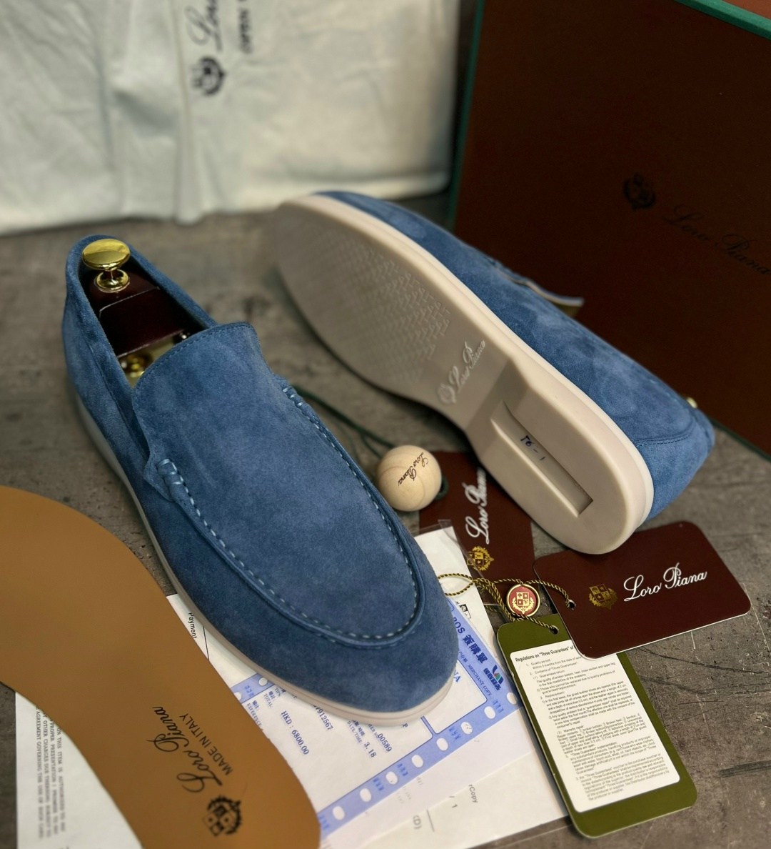 лоферы loro piana summer walk замшевые,,лоферы loro piana,мокасины лоро пиано мужские,лоферы из замши голубые