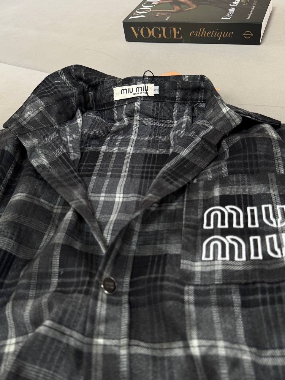 рубашка miu miu,рубашка клетка,рубашка женская в клетку,рубашка в клетку мужская,рубашка клетчатая