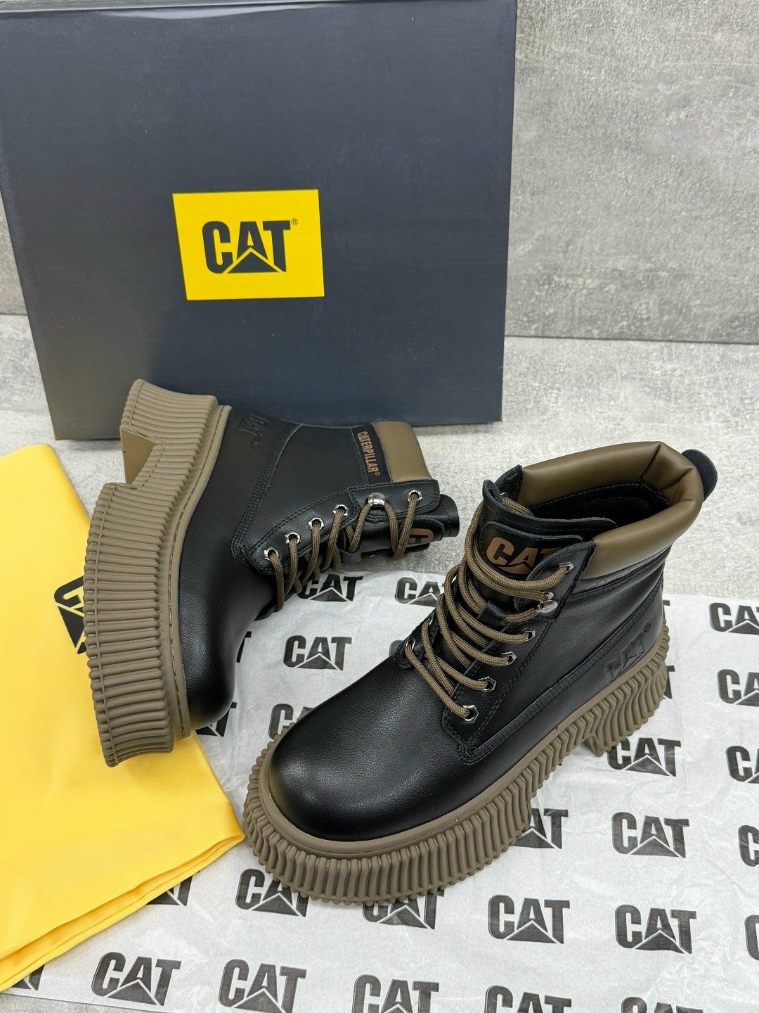 ботинки caterpillar,,ботинки cat, катерпиллер демисезон, caterpillar