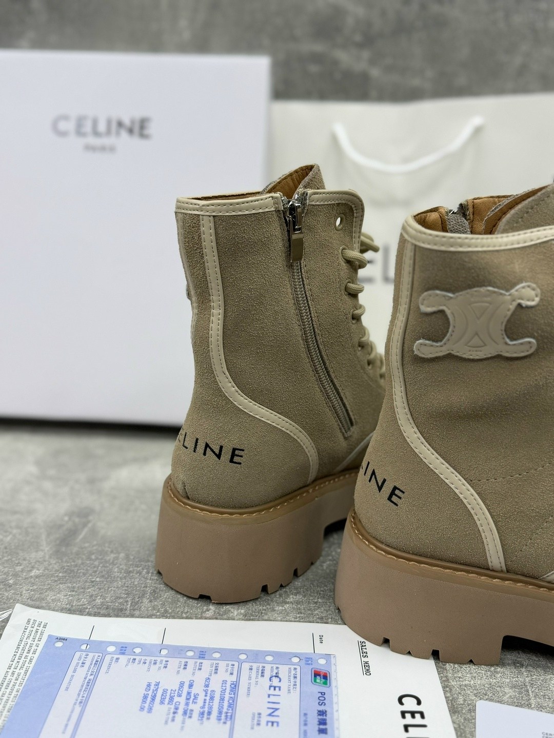 ботинки celine,женские ботинки celine натуральная кожа,ботинки женские celine,ботинки зимние celine,celine ботинки бежевые женские