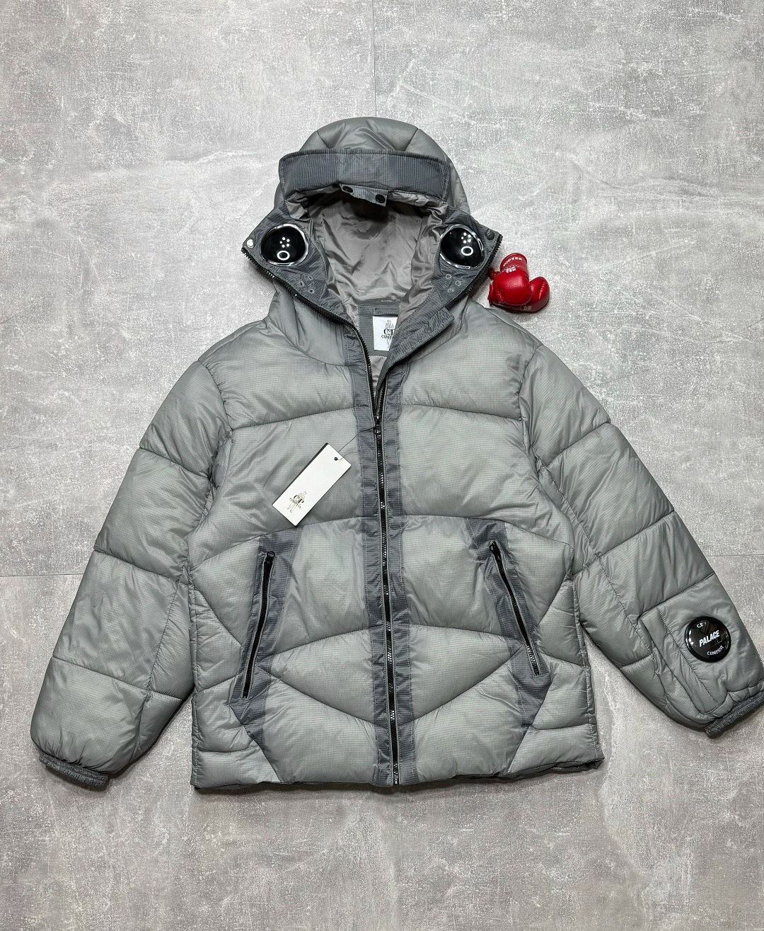 пуховик c.p company x palace,пуховик мужской,куртка зимняя пуховик,c p company куртка