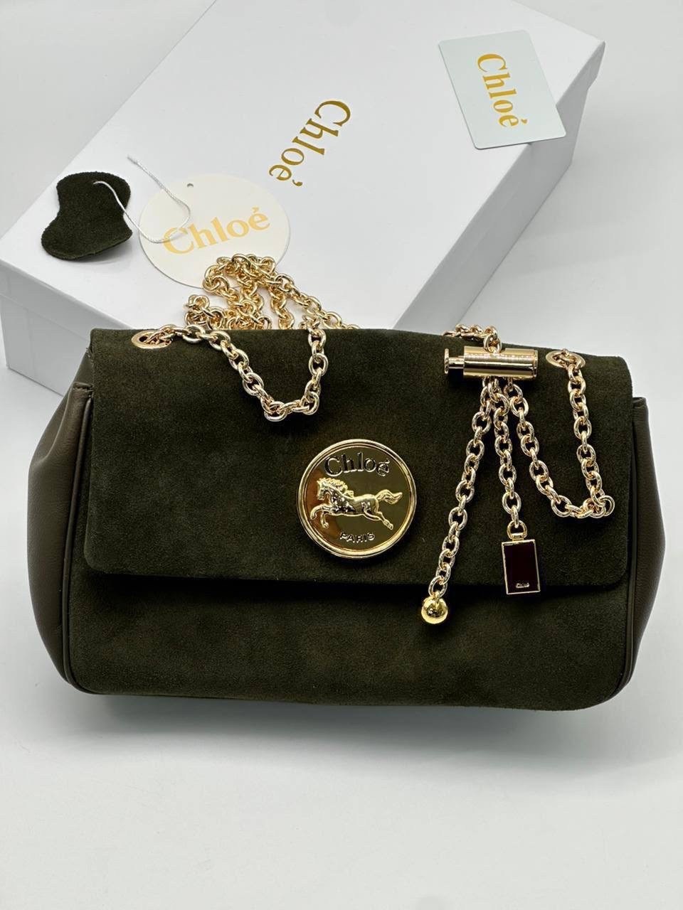 сумка chloe,сумка chloe 26-15 натуральная замша,сумка chloe drew хлое клатч цепочка замшевый кожа,сумка женская натуральная замша,сумка chloe 26-15 натуральная замша chloe цвет зеленый