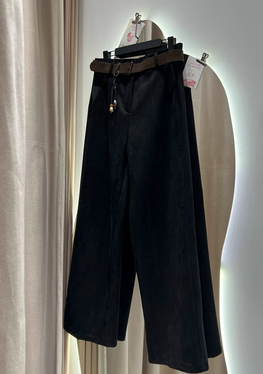 брюки rumoda 2251 черный,женские брюки,широкие брюки,брюки модные,брюки бананы вельветовые