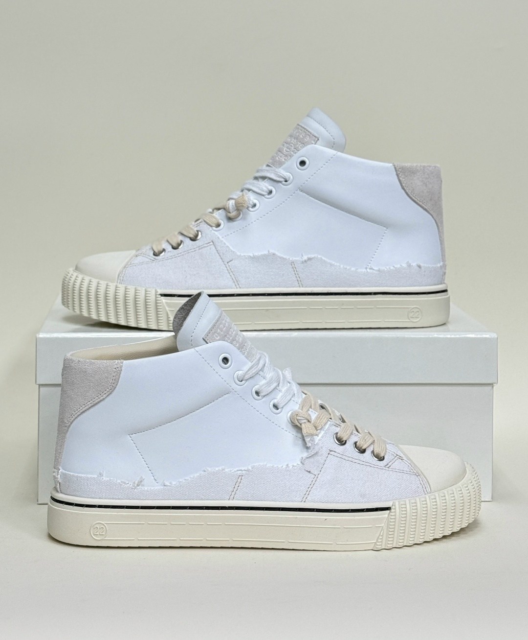 кеды maison margiela evolution,кеды maison margiela,комбинированные кеды maison margiela,,maison margiela кеды мужские