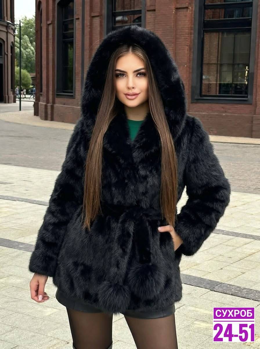 шуба искусственная экошуба зимняя с капюшоном (oversize) n&t store,шуба искусственная экошуба зимняя с капюшоном,шуба искусственная,шуба женская,женская искусственная шуба