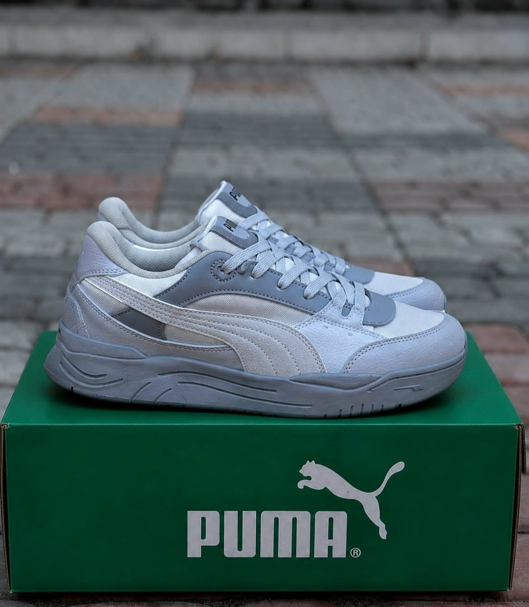 кроссовки puma,кроссовки puma 180,кроссовки пума 180 sk8 tones серо-бежевый,кроссовки пума 180 sk8 tones,мужские кроссовки puma