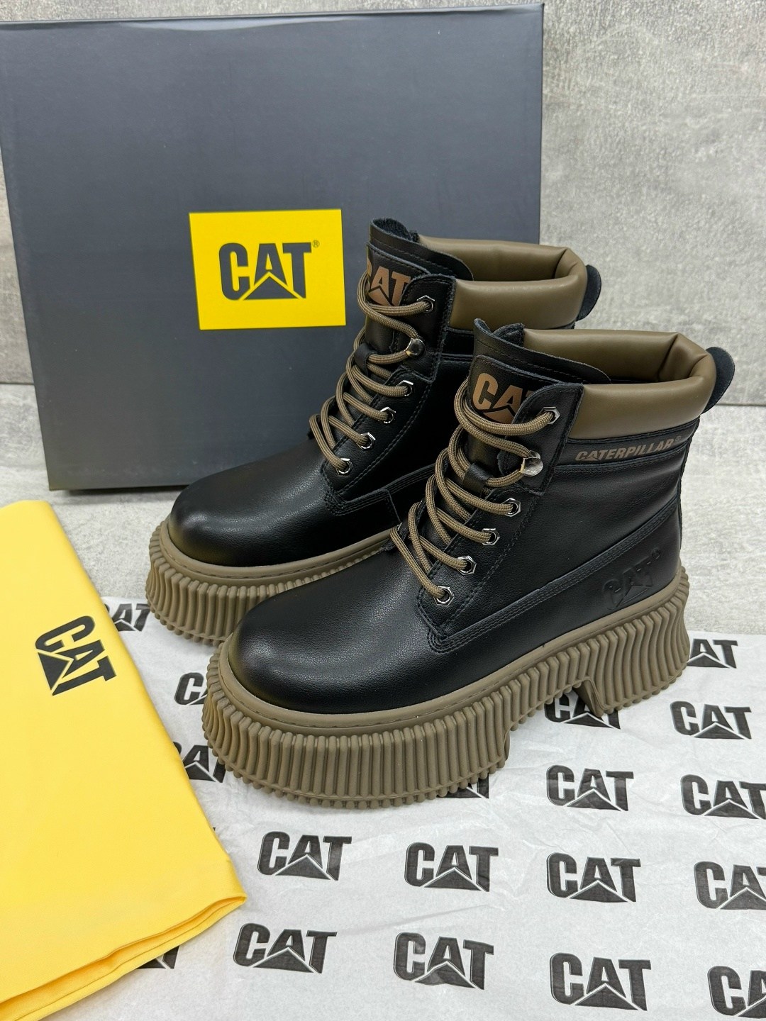 ботинки caterpillar,,ботинки cat, катерпиллер демисезон, caterpillar