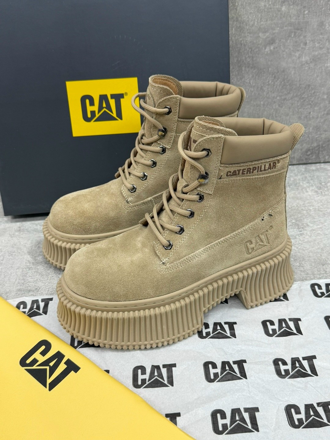ботинки caterpillar,,ботинки cat, катерпиллер демисезон, caterpillar