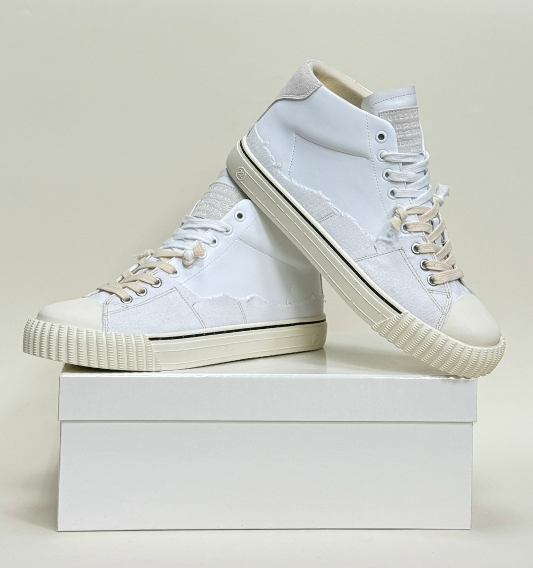 кеды maison margiela evolution,кеды maison margiela,комбинированные кеды maison margiela,,maison margiela кеды мужские