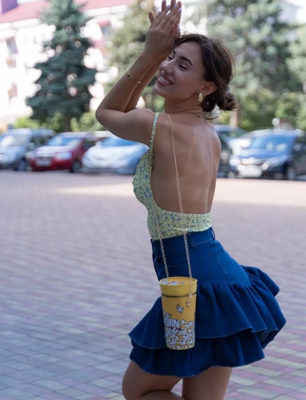 юбка мини,юбка мини джинсовая,блузка с рюшами,юбки,юбки женские