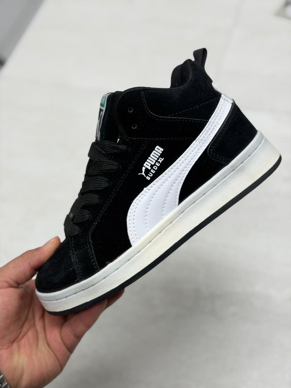 ,кроссовки черные мужские зимние puma suede xl,кроссовки puma,puma suede зимние кроссовки,зимние кроссовки puma