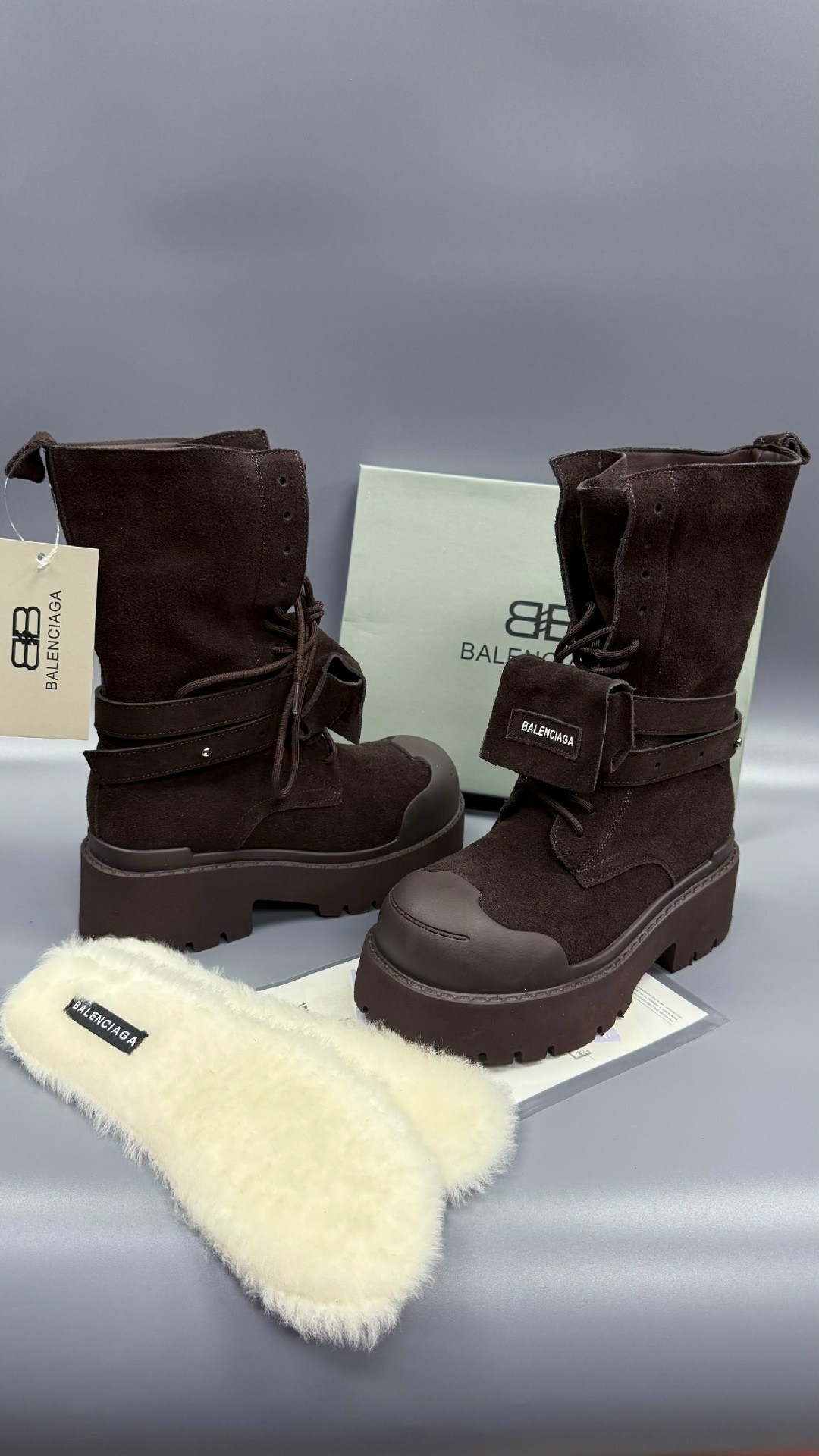 ботинки balenciaga,,ботинки balenciaga из натуральной замши женские,ботинки осенние с натуральным мехом balenciaga,ботинки осенние balenciaga