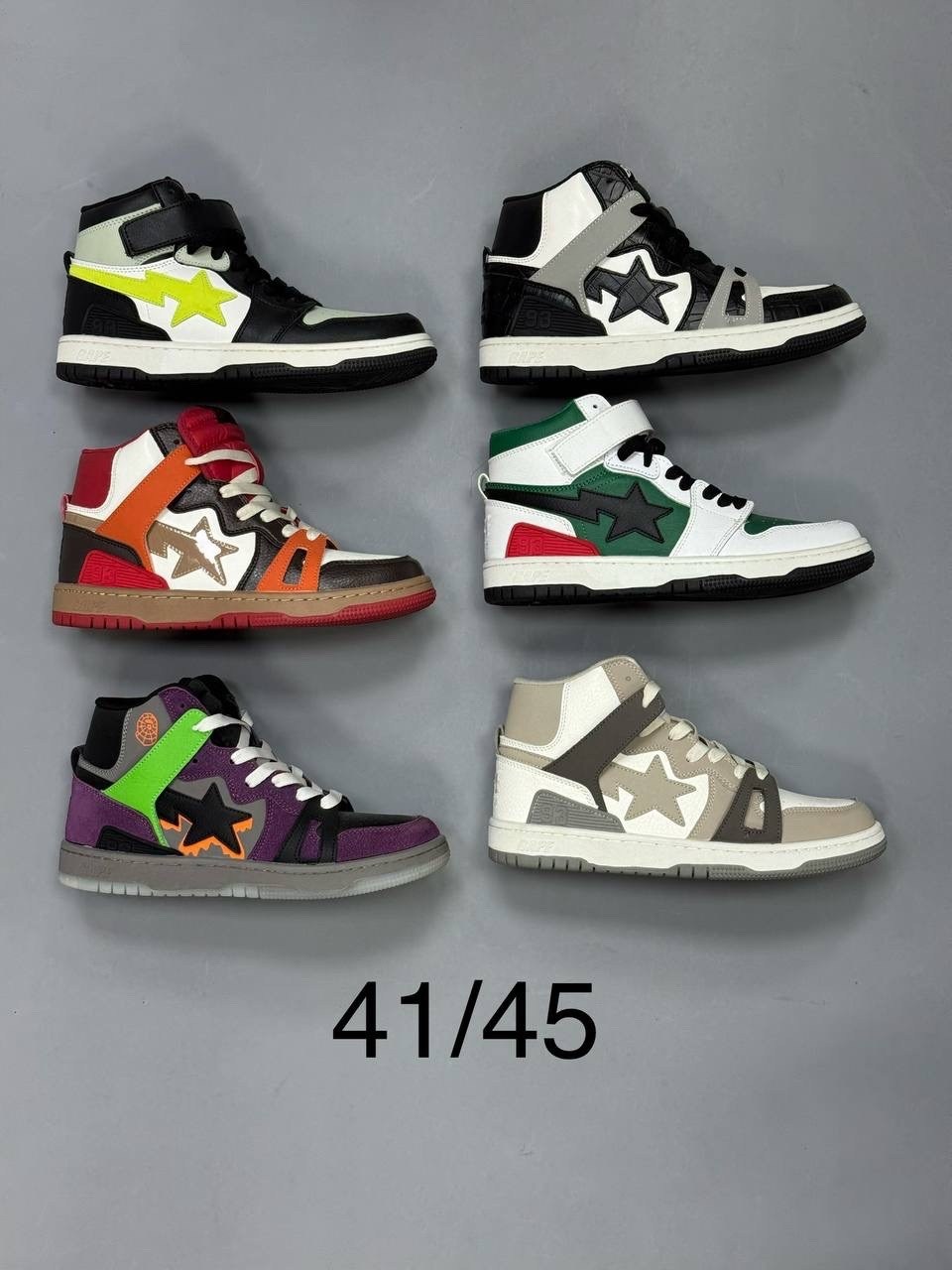 bape кроссовки,кроссовки bape sta,высокие кроссовки,спортивная ,модные кроссовки
