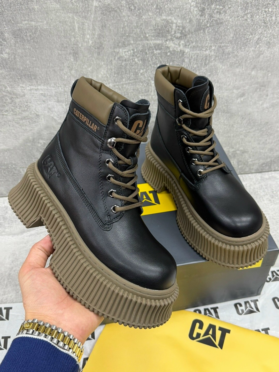 ботинки caterpillar,,ботинки cat, катерпиллер демисезон, caterpillar