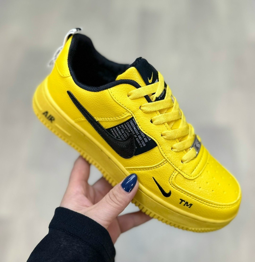 кроссовки,желтые кроссовки,nike air force 1,женские кроссовки,одежда и