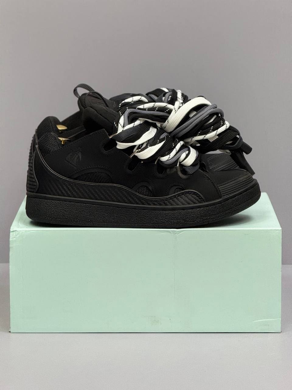 ,кроссовки lanvin,кроссовки ssense curb lanvin черный,мужские кроссовки lanvin curb черный,спортивная