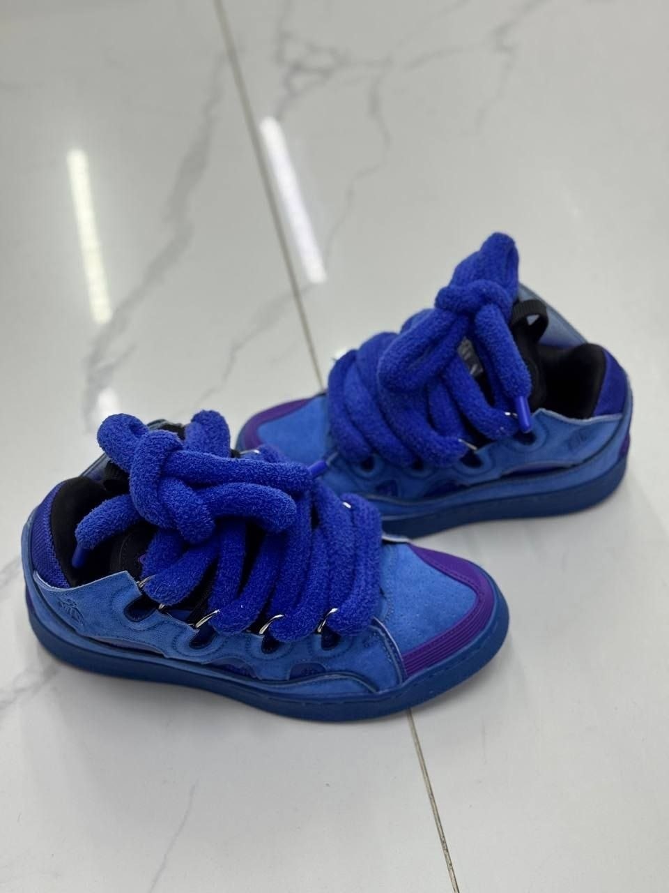 кроссовки curb lanvin синий,кроссовки lanvin,,curb lanvin кроссовки,кроссовки lanvin curb sneakers metallic-majorelle blue