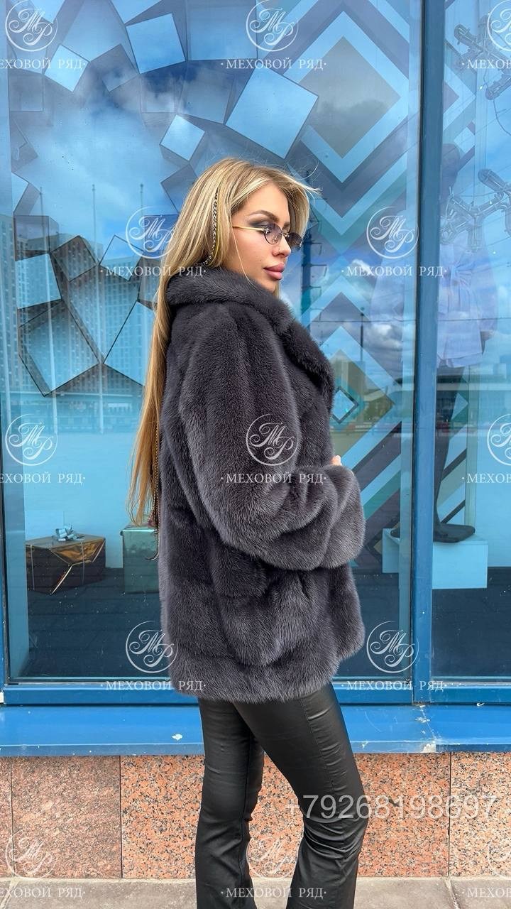шубка из меха европейской норки,меховой ряд-business,шубка из меха европейской норки с английским воротникомцвет графит,шубка из меха европейской норки с английским воротником,норковая шуба