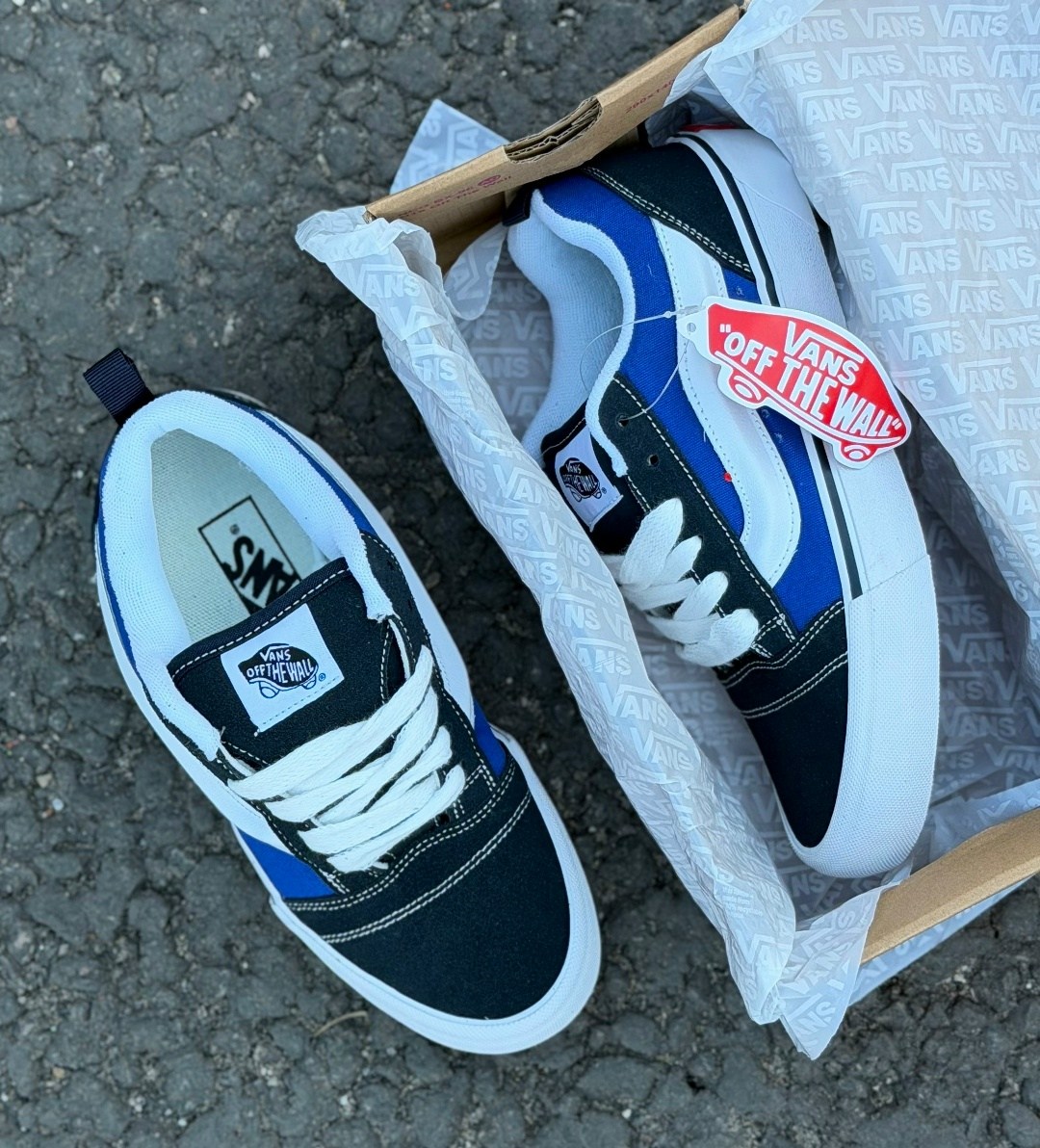 ,кеды vans knu skool,кроссовки vans,вансы синие,vans knu skool