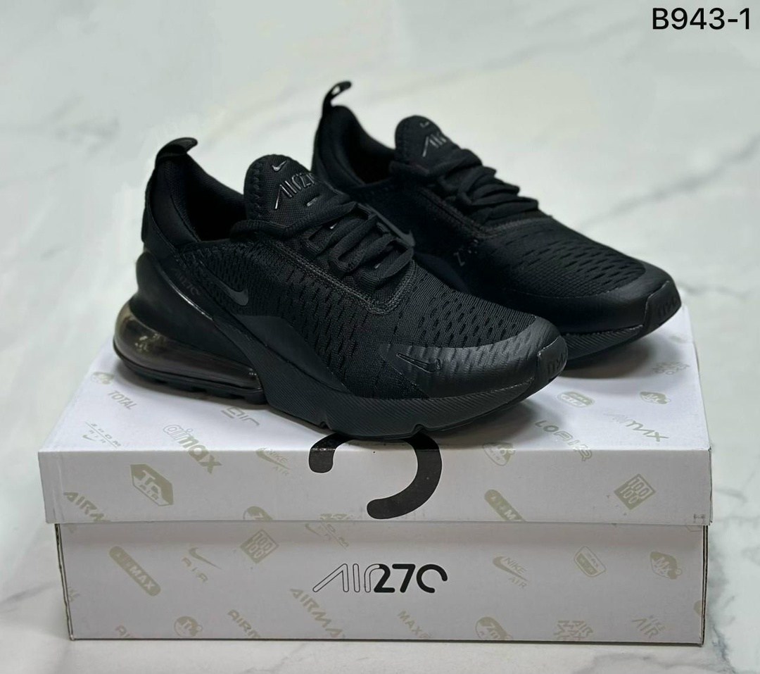nike air max 270 triple black,черные кроссовки,кроссовки nike air max 270,мужские кроссовки nike air max 270,кроссовки