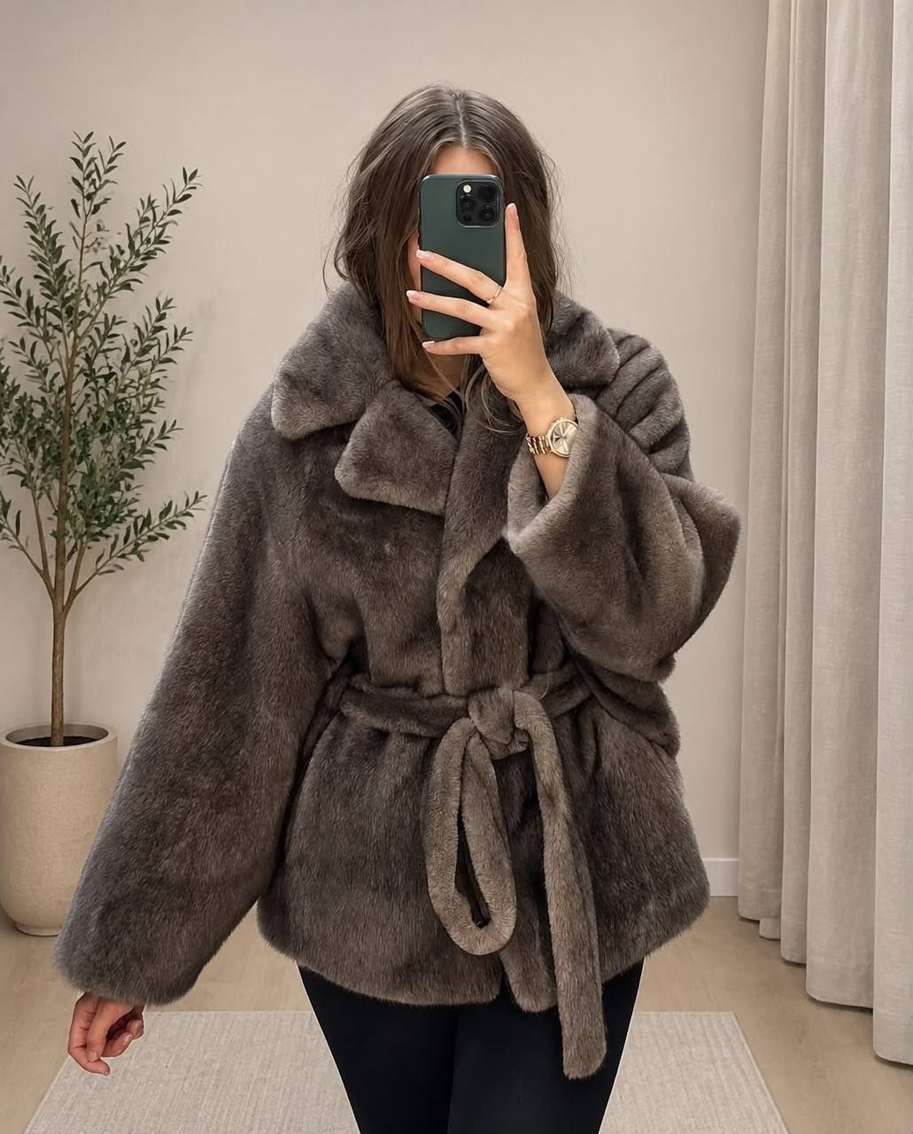 искусственная женская шуба,искусственная шуба,шуба искусственная dy fashion,искусственная шуба под норку,шуба искусственная норка с поясом