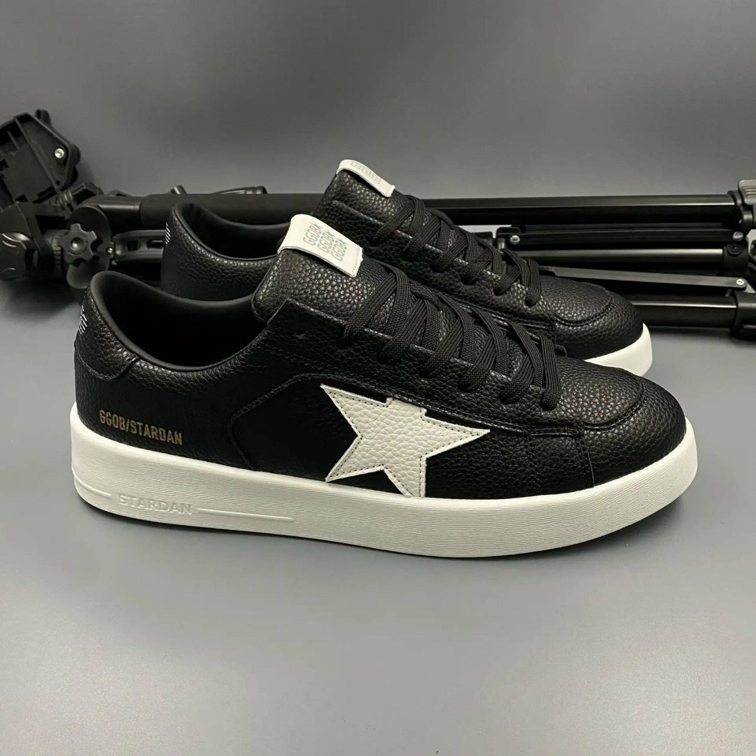 ,golden goose кеды hi star на платформе черный,черные кроссовки,кеды golden goose,кеды мужские