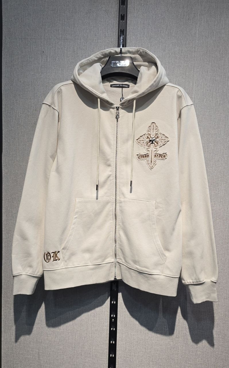 chrome hearts худи,толстовка в стиле,толстовка,толстовка с вышивкой,мужская толстовка с капюшоном