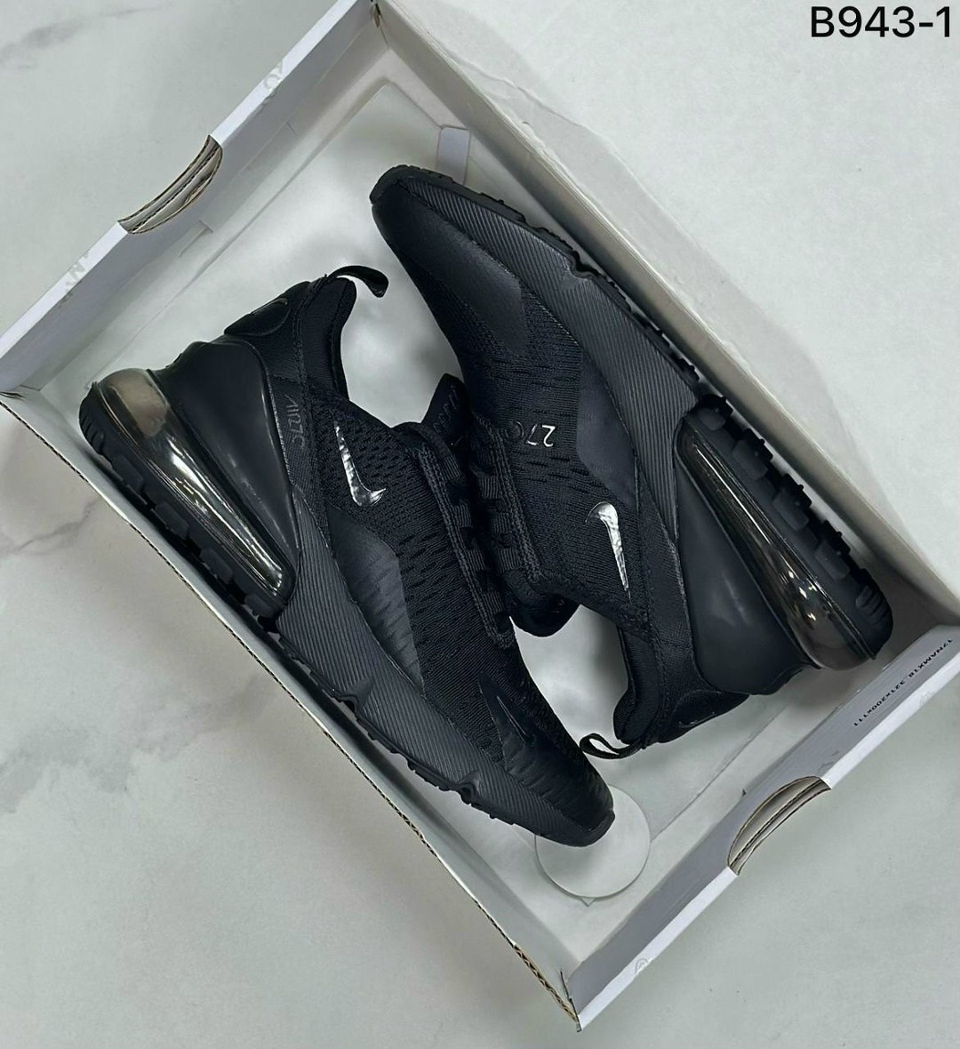 nike air max 270 triple black,черные кроссовки,кроссовки nike air max 270,мужские кроссовки nike air max 270,кроссовки