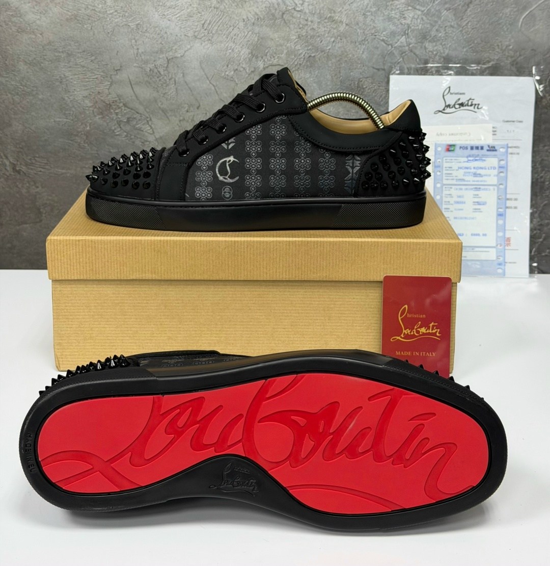 кроссовки christian louboutin,кеды christian louboutin с шипами,,кеды christian louboutin,кеды мужские christian louboutin