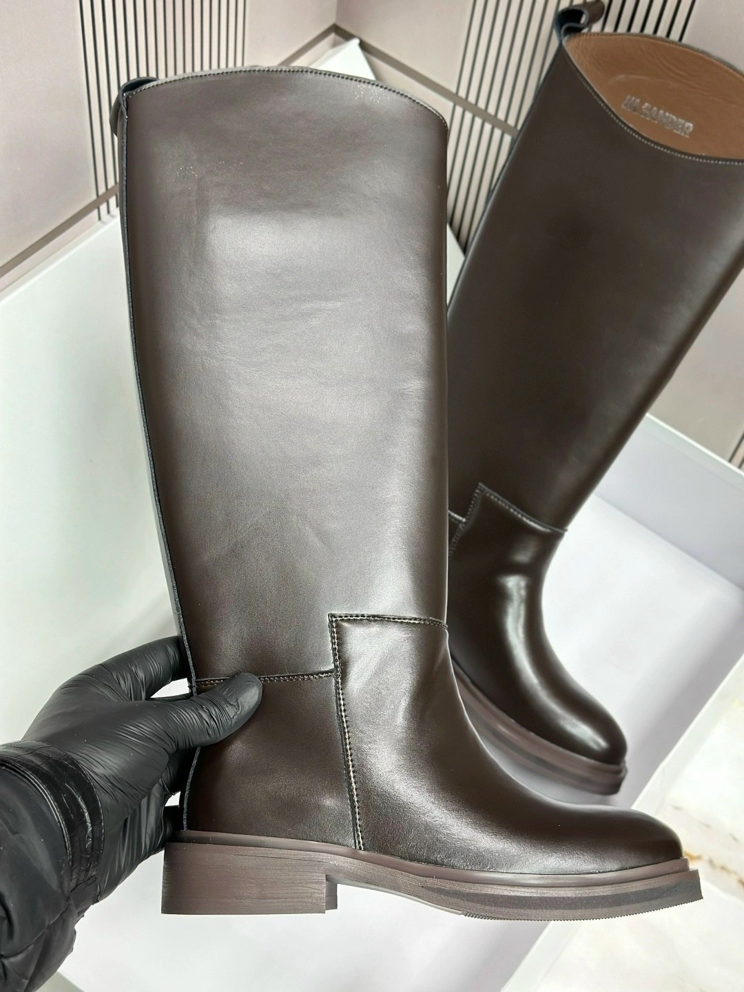 ,женские сапоги,женские брендовые кожаные сапоги chanel premium,женские сапоги jil sander кожаные черные,сапоги
