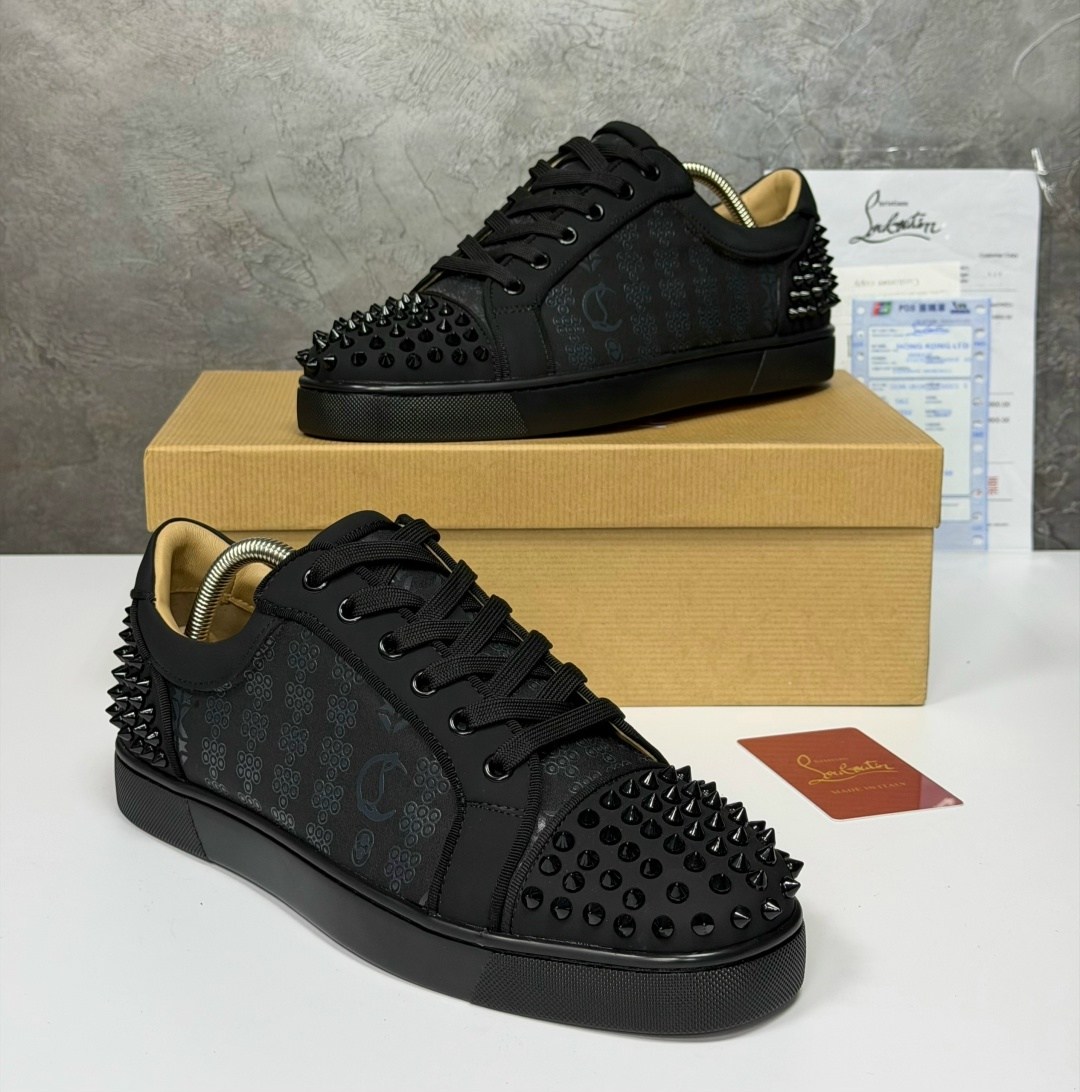 кроссовки christian louboutin,кеды christian louboutin с шипами,,кеды christian louboutin,кеды мужские christian louboutin