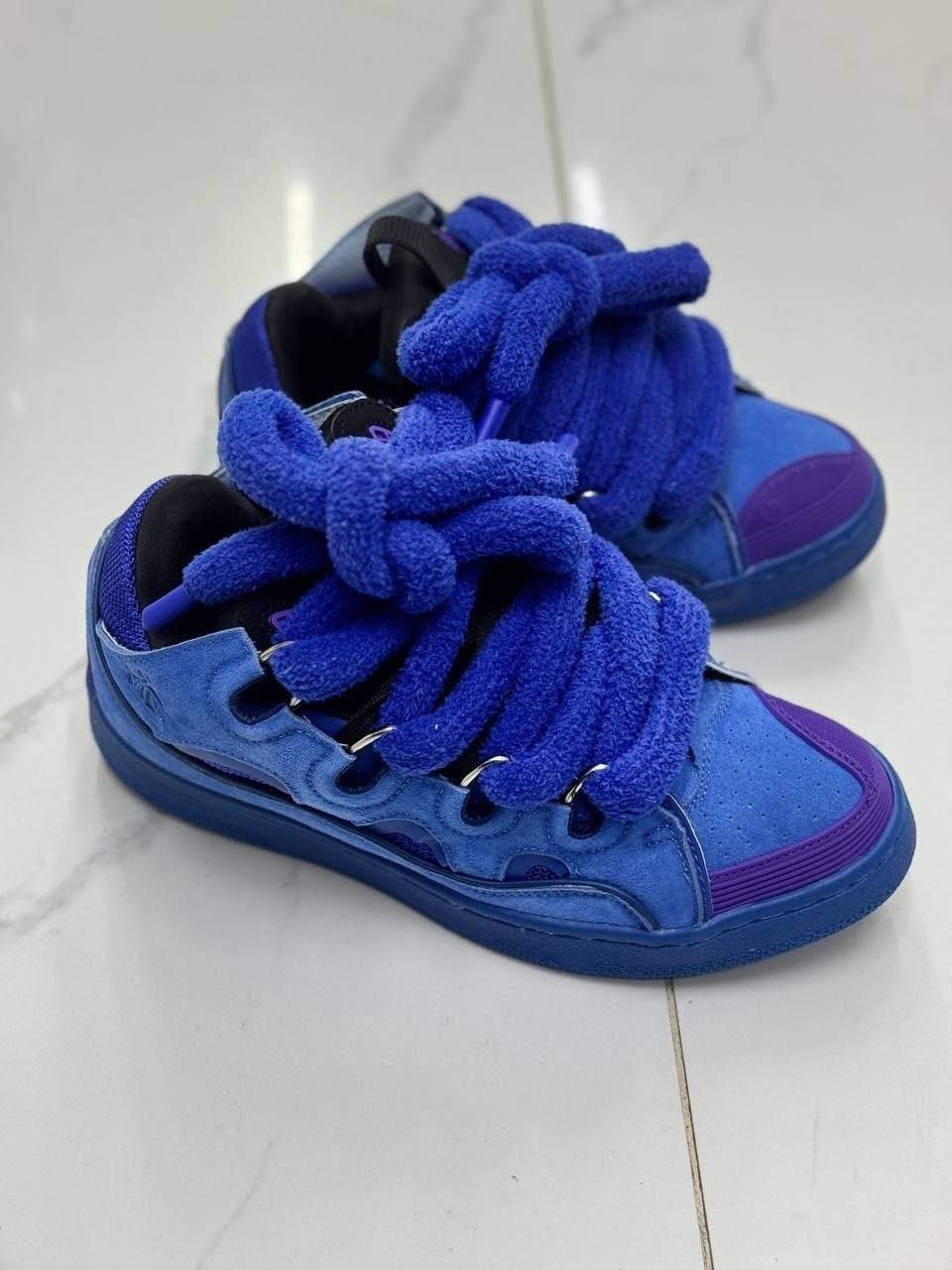 кроссовки curb lanvin синий,кроссовки lanvin,,curb lanvin кроссовки,кроссовки lanvin curb sneakers metallic-majorelle blue