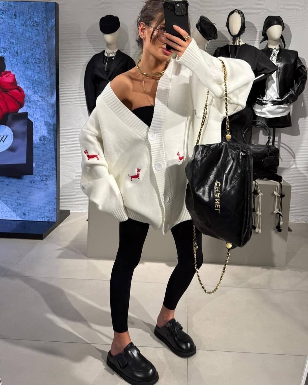кардиган oversize,кардиган,трендовый кардиган с таксами,кардиган оверсайз с трендовой вышивкой,кардиган с таксами