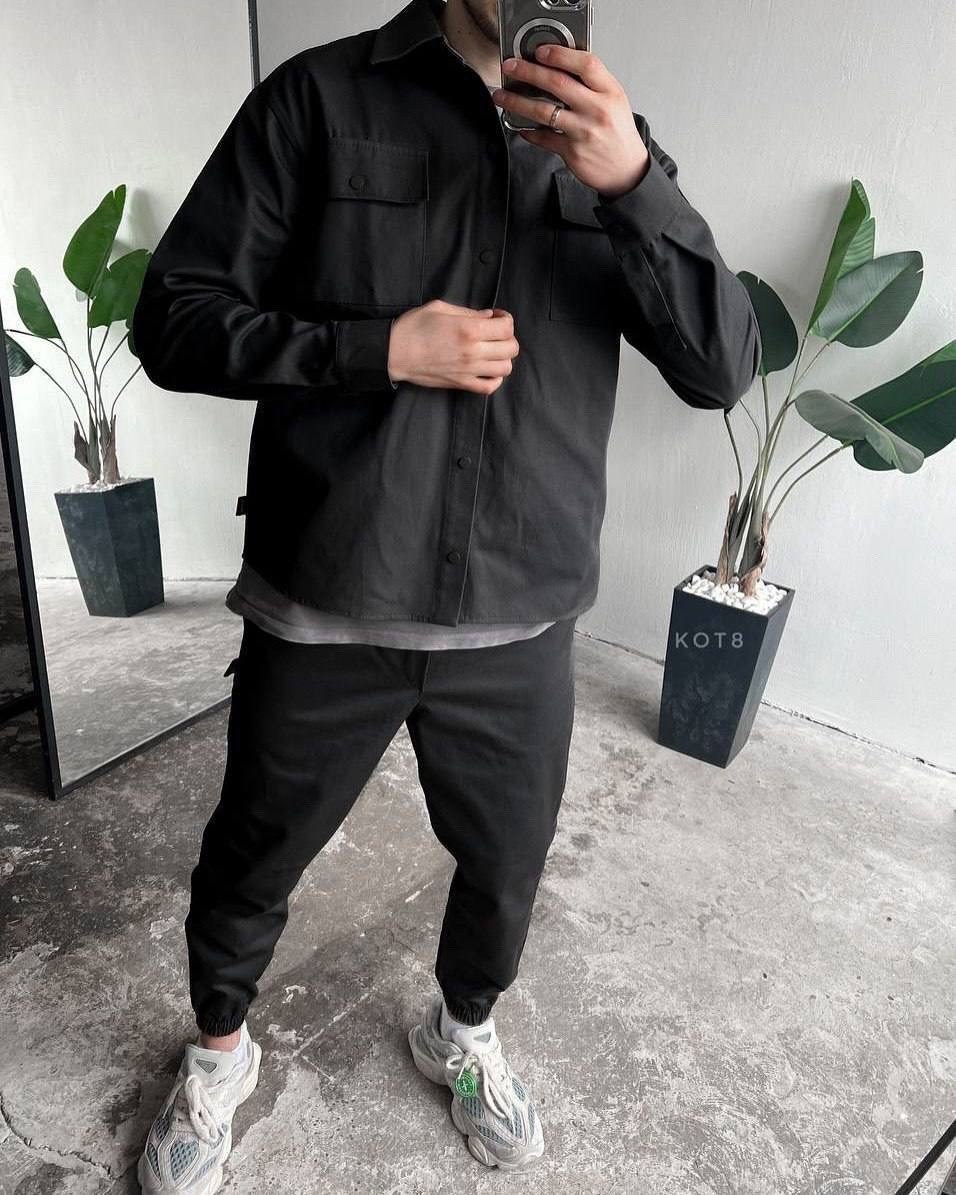 костюм мужской,мужской спортивный костюм,мужская мода,мужской повседневный костюм из рубашки и брюк,