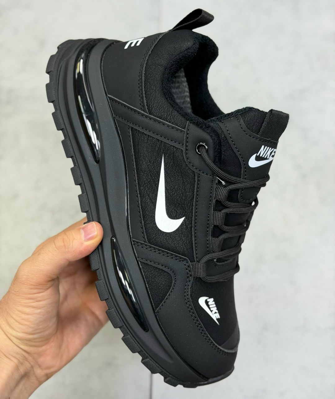 nike air max 270 react triple black,кроссовки,мужской кроссовки,кроссовки для мужчин,nike air max