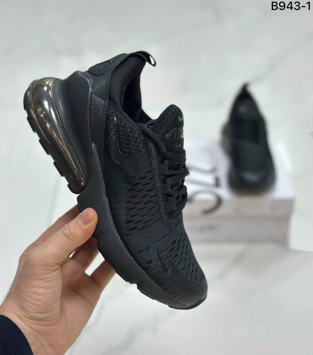nike air max 270 triple black,черные кроссовки,кроссовки nike air max 270,мужские кроссовки nike air max 270,кроссовки