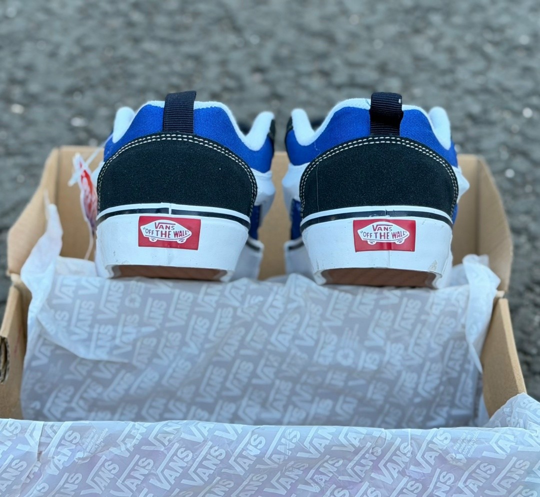 ,кеды vans knu skool,кроссовки vans,вансы синие,vans knu skool