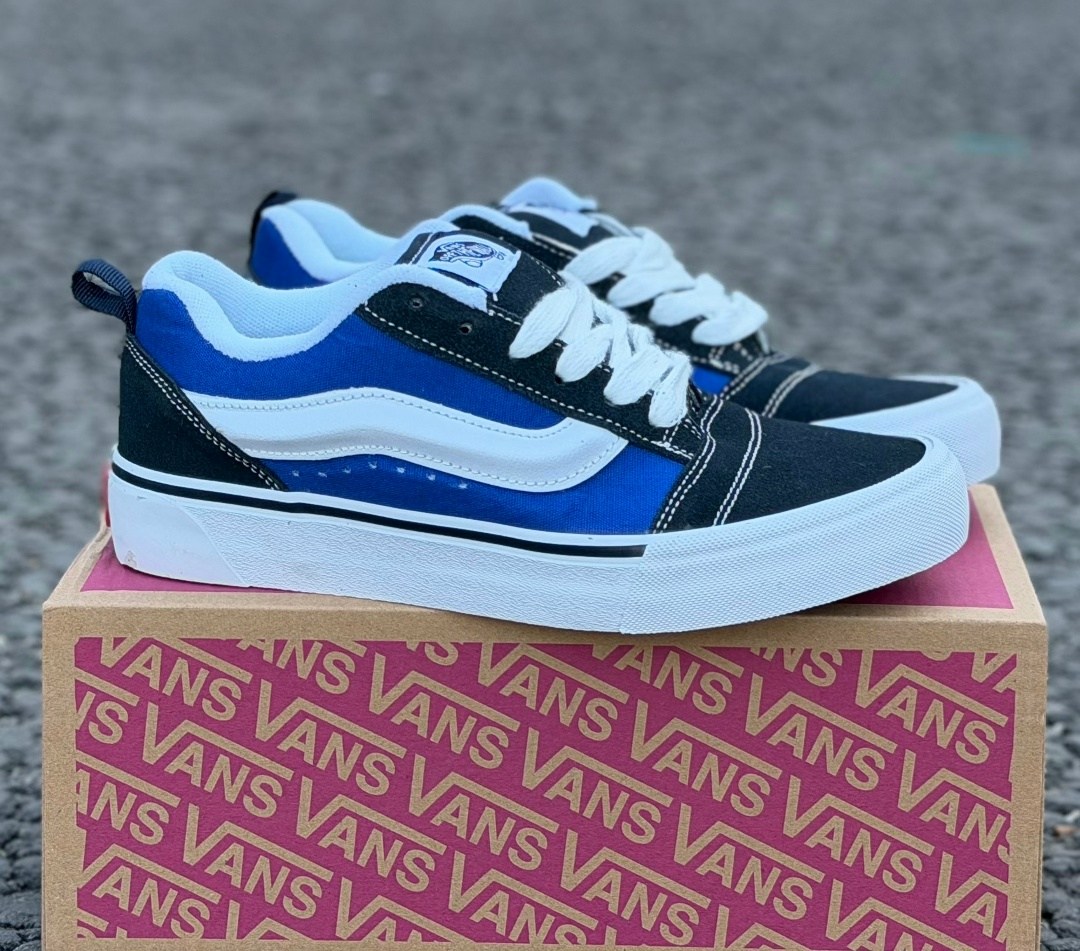 ,кеды vans knu skool,кроссовки vans,вансы синие,vans knu skool