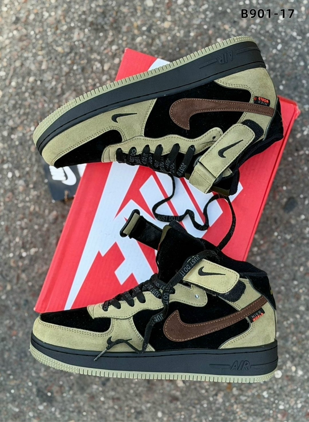 кроссовки зимние nike air force 1,кроссовки мужские зимние nike air,кроссовки nike air force 1 mid olive / brown with fur,,кроссовки nike air force зимние