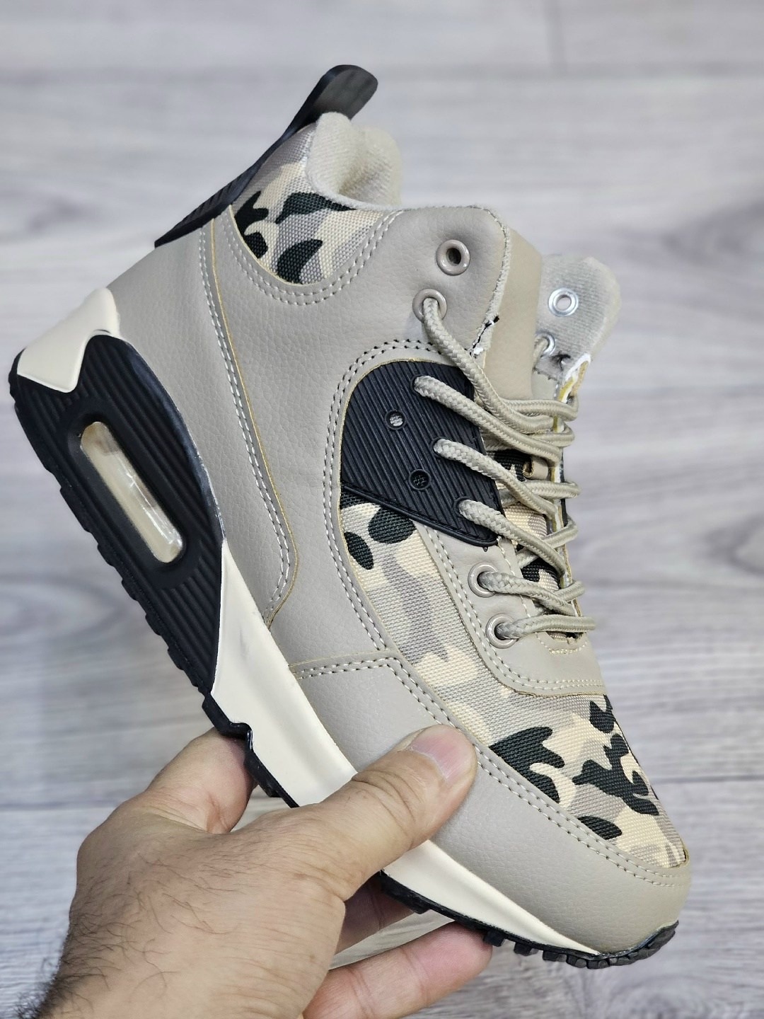 ,мужские зимние кроссовки nike а2253-2,мужской кроссовки,зимние кроссовки,мужские зимние кроссовки черного цвета найк