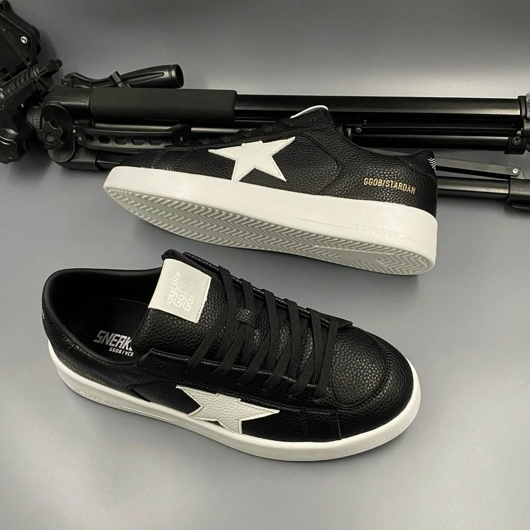 ,golden goose кеды hi star на платформе черный,черные кроссовки,кеды golden goose,кеды мужские