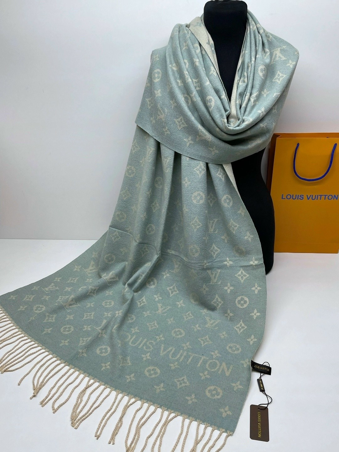 палантин/шарф louis vuitton тёплый,палантин женский,палантин тонкий женский,палантин,шарф женский