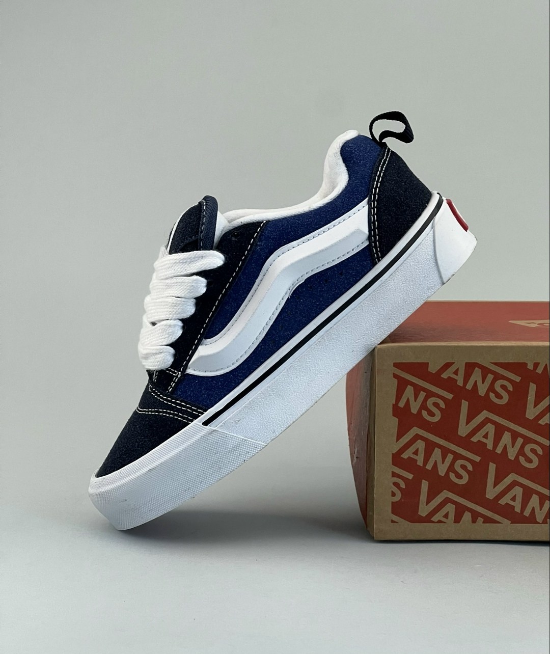 кеды vans knu skool,кроссовки,вансы синие,vans knu skool,кроссовки кеды vans knu skool