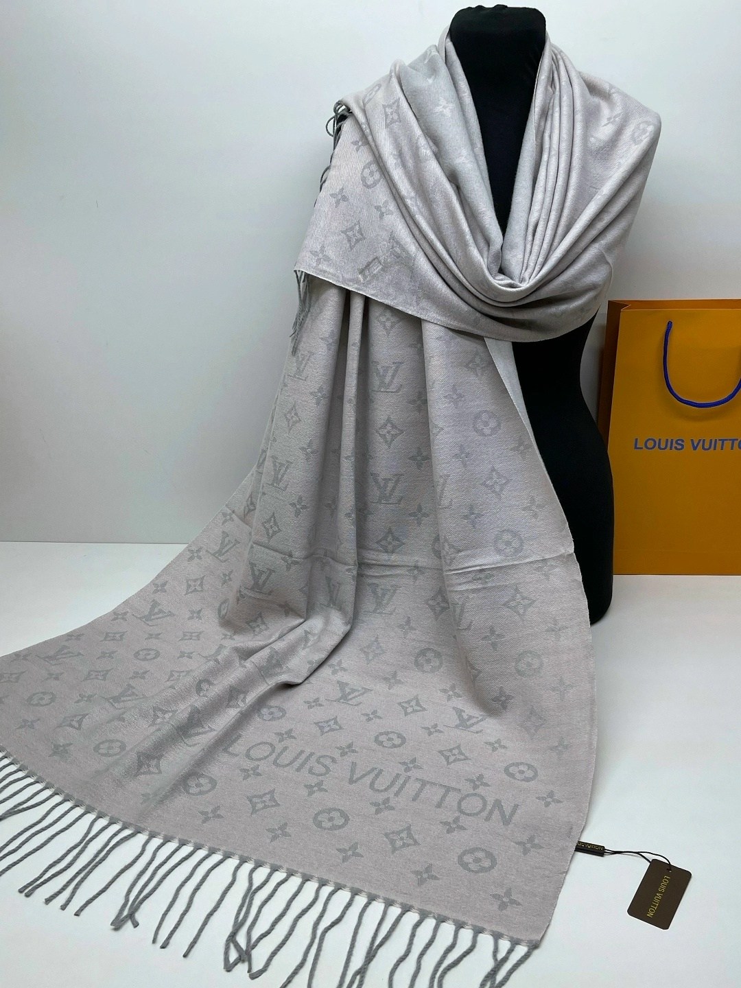 палантин/шарф louis vuitton тёплый,палантин женский,палантин тонкий женский,палантин,шарф женский