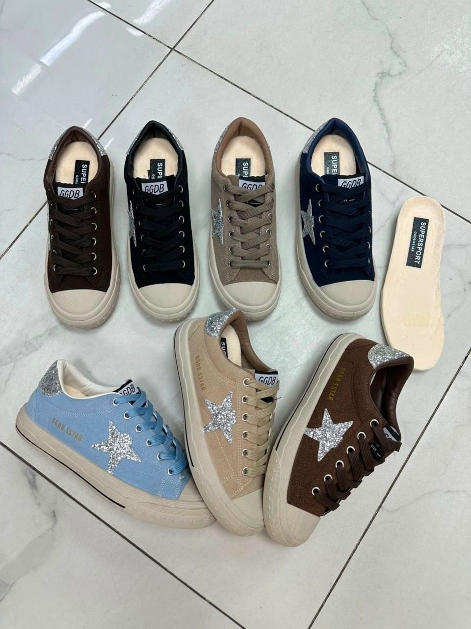 ,кеды golden goose,кроссовки женскиe,golden goose голубые,кеды со звездами