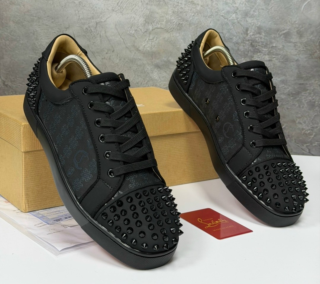 кроссовки christian louboutin,кеды christian louboutin с шипами,,кеды christian louboutin,кеды мужские christian louboutin