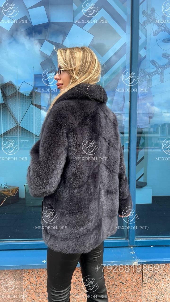 шубка из меха европейской норки,меховой ряд-business,шубка из меха европейской норки с английским воротникомцвет графит,шубка из меха европейской норки с английским воротником,норковая шуба