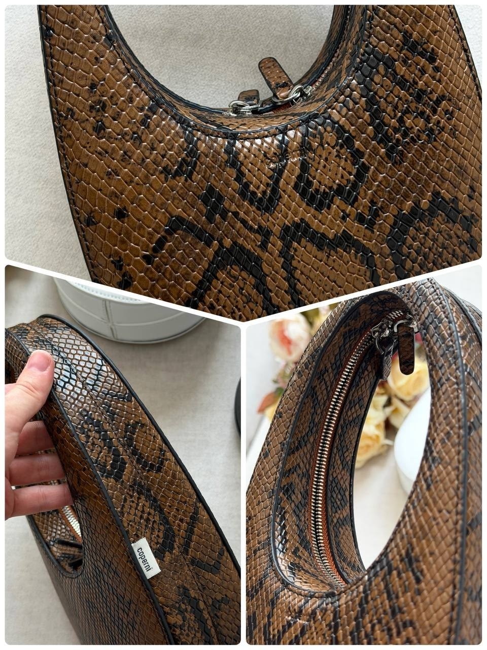 кожаная сумка,сумка coperni сумка,сумка,сумка из стекла coperni,сумка женская хобо