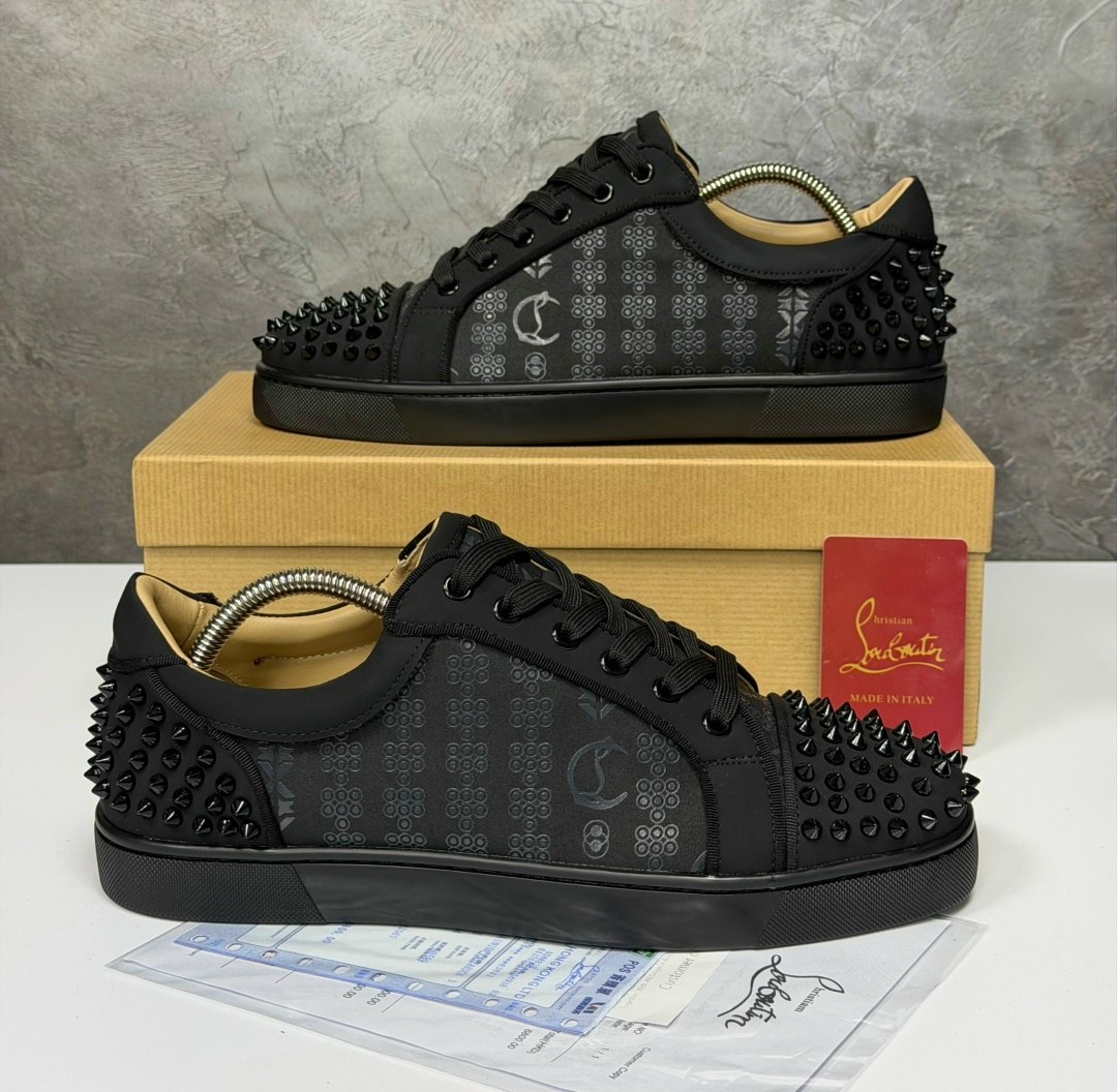 кроссовки christian louboutin,кеды christian louboutin с шипами,,кеды christian louboutin,кеды мужские christian louboutin